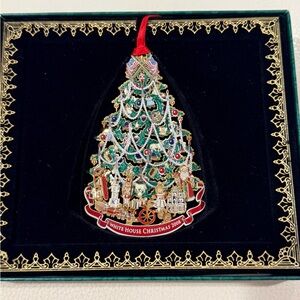 White House Christmas Ornament 2008